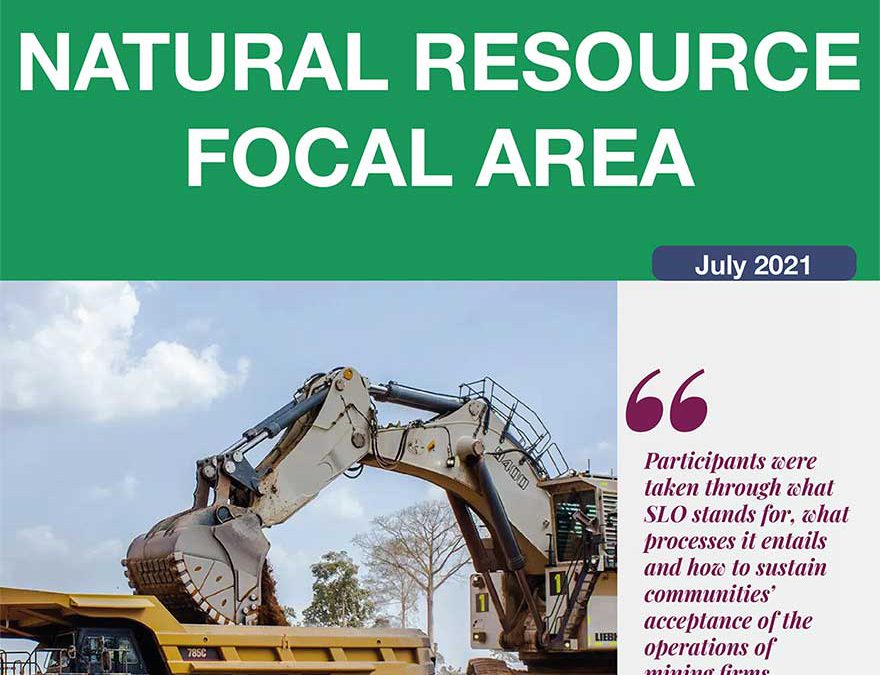 Newsletter: Natural Resource Focal Area