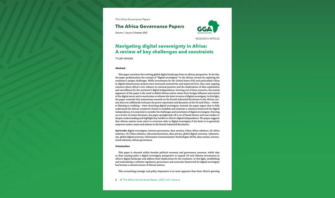 Navigating digital sovereignty in Africa: A review of key challenges and constraints