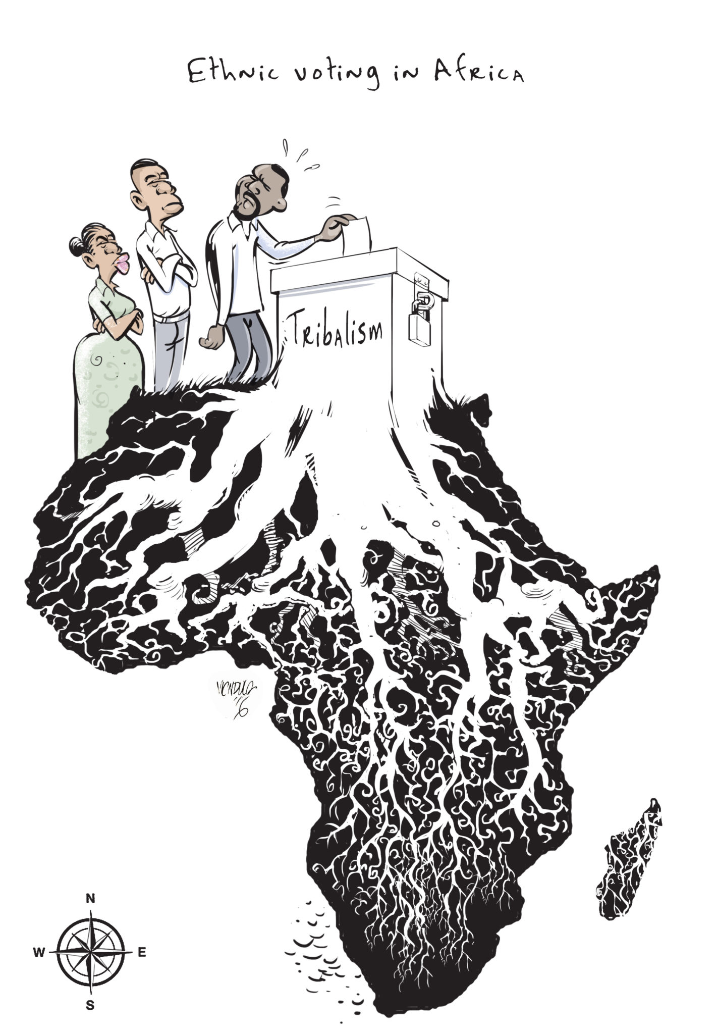 CARTOON Ethnicity Good Governance Africa