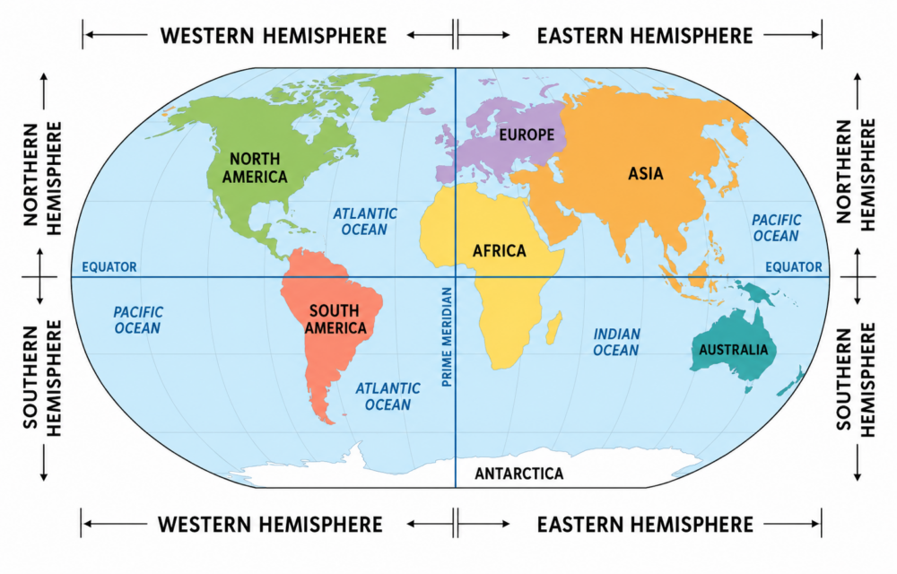 Africa: The only continent in all four hemispheres; global role still undecided